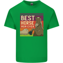 Equestrian Best Horse Mom Ever Funny Kids T-Shirt Childrens Irish Green