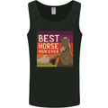Equestrian Best Horse Mom Ever Funny Mens Vest Tank Top Black
