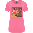 Equestrian Best Horse Mom Ever Funny Womens Wider Cut T-Shirt Azalea