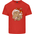 Equestrian Dear Santa Funny Horse Christmas Kids T-Shirt Childrens Red