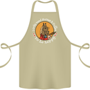 Equestrian I Only Need Horses and Coffee Cotton Apron 100% Organic Khaki