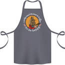 Equestrian I Only Need Horses and Coffee Cotton Apron 100% Organic Steel