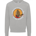 Equestrian I Only Need Horses and Coffee Kids Sweatshirt Jumper Sports Grey