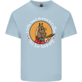 Equestrian I Only Need Horses and Coffee Kids T-Shirt Childrens Light Blue