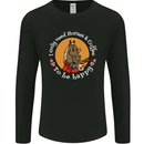Equestrian I Only Need Horses and Coffee Mens Long Sleeve T-Shirt Black