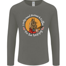 Equestrian I Only Need Horses and Coffee Mens Long Sleeve T-Shirt Charcoal