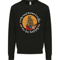 Equestrian I Only Need Horses and Coffee Mens Sweatshirt Jumper Black