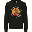Equestrian I Only Need Horses and Coffee Mens Sweatshirt Jumper Black