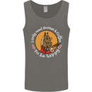 Equestrian I Only Need Horses and Coffee Mens Vest Tank Top Charcoal
