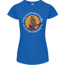 Equestrian I Only Need Horses and Coffee Womens Petite Cut T-Shirt Royal Blue