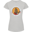 Equestrian I Only Need Horses and Coffee Womens Petite Cut T-Shirt Sports Grey