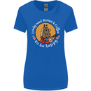 Equestrian I Only Need Horses and Coffee Womens Wider Cut T-Shirt Royal Blue