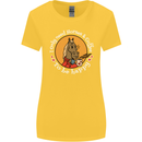 Equestrian I Only Need Horses and Coffee Womens Wider Cut T-Shirt Yellow