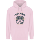 Escape Reality and Play Games Childrens Kids Hoodie Light Pink