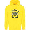 Escape Reality and Play Games Childrens Kids Hoodie Yellow