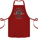 Escape Reality and Play Games Cotton Apron 100% Organic Maroon