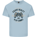 Escape Reality and Play Games Kids T-Shirt Childrens Light Blue