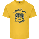 Escape Reality and Play Games Kids T-Shirt Childrens Yellow