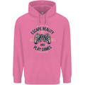 Escape Reality and Play Games Mens 80% Cotton Hoodie Azelea