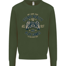Escape Reality and Play Games Mens Sweatshirt Jumper Forest Green