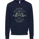 Escape Reality and Play Games Mens Sweatshirt Jumper Navy Blue