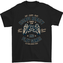 Escape Reality and Play Games Mens T-Shirt Cotton Gildan Black