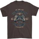 Escape Reality and Play Games Mens T-Shirt Cotton Gildan Dark Chocolate