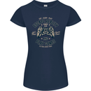 Escape Reality and Play Games Womens Petite Cut T-Shirt Navy Blue