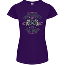 Escape Reality and Play Games Womens Petite Cut T-Shirt Purple