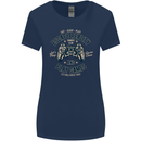 Escape Reality and Play Games Womens Wider Cut T-Shirt Navy Blue