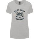 Escape Reality and Play Games Womens Wider Cut T-Shirt Sports Grey