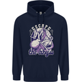 Escape the Abyss Scuba Diving Childrens Kids Hoodie Navy Blue