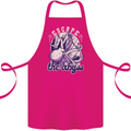 Escape the Abyss Scuba Diving Cotton Apron 100% Organic Pink