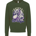 Escape the Abyss Scuba Diving Kids Sweatshirt Jumper Forest Green