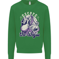Escape the Abyss Scuba Diving Kids Sweatshirt Jumper Irish Green