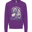 Escape the Abyss Scuba Diving Kids Sweatshirt Jumper Purple