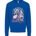 Escape the Abyss Scuba Diving Kids Sweatshirt Jumper Royal Blue