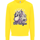 Escape the Abyss Scuba Diving Kids Sweatshirt Jumper Yellow