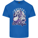 Escape the Abyss Scuba Diving Kids T-Shirt Childrens Royal Blue