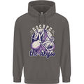 Escape the Abyss Scuba Diving Mens 80% Cotton Hoodie Charcoal