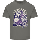 Escape the Abyss Scuba Diving Mens Cotton T-Shirt Tee Top Charcoal