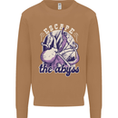 Escape the Abyss Scuba Diving Mens Sweatshirt Jumper Caramel Latte