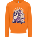 Escape the Abyss Scuba Diving Mens Sweatshirt Jumper Orange
