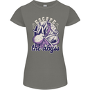 Escape the Abyss Scuba Diving Womens Petite Cut T-Shirt Charcoal