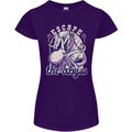 Escape the Abyss Scuba Diving Womens Petite Cut T-Shirt Purple