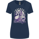 Escape the Abyss Scuba Diving Womens Wider Cut T-Shirt Navy Blue