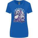 Escape the Abyss Scuba Diving Womens Wider Cut T-Shirt Royal Blue