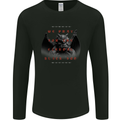 Eternal Black Sun Evil Demon Skull Gargoyle Mens Long Sleeve T-Shirt Black