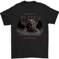 Eternal Black Sun Evil Demon Skull Gargoyle Mens T-Shirt 100% Cotton Black