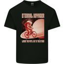 Eternal Voyager Cycling Bycycle Cyclist Kids T-Shirt Childrens Black